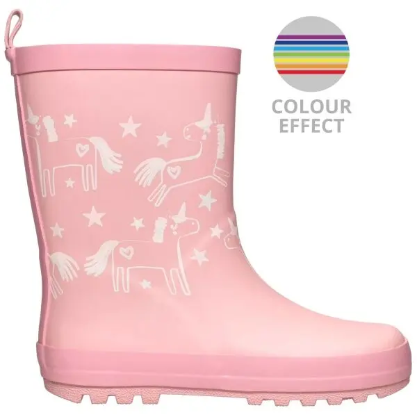 AQUOS AQUOS RAINBOW COLOUR EFFECT Детски ботуши, розово, размер