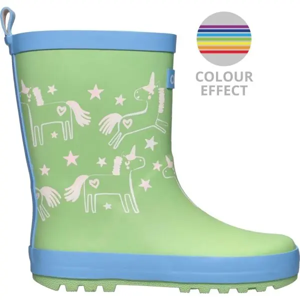 AQUOS AQUOS RAINBOW Детски ботуши, светло-зелено, размер