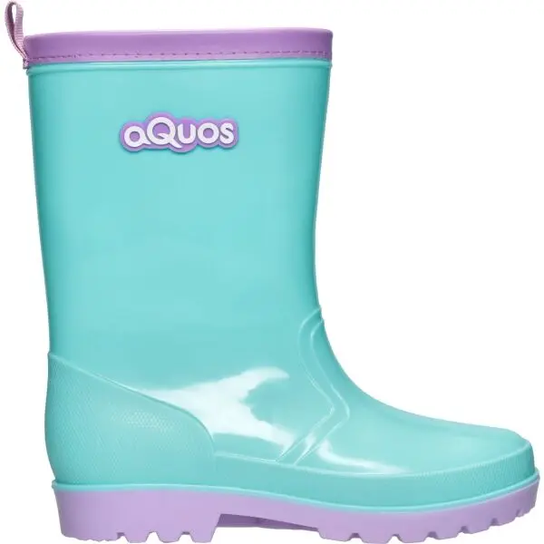 AQUOS AQUOS RASTY Детски гумени ботуши, тюркоазено, размер