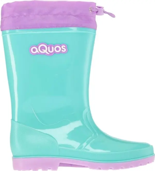 AQUOS AQUOS RASTY J COLLAR Момичешки гумени ботуши, тюркоазено, размер