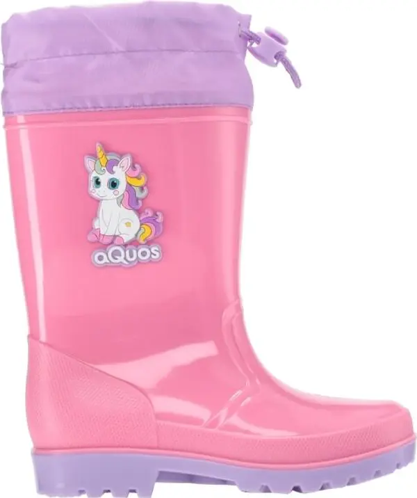AQUOS AQUOS RASTY K COLLAR Момичешки гумени ботуши, розово, размер
