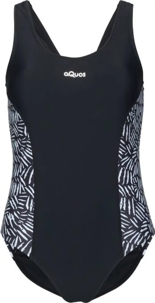 AQUOS AQUOS RORA Дамски цял бански костюм, черно, размер