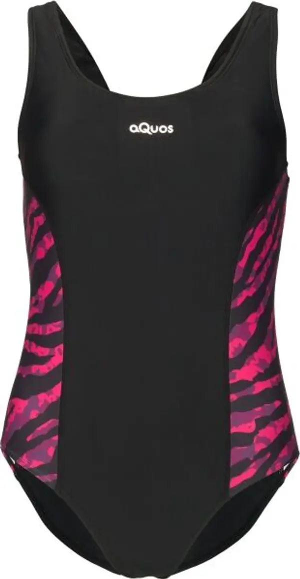 AQUOS AQUOS RORA Дамски цял бански костюм, черно, размер