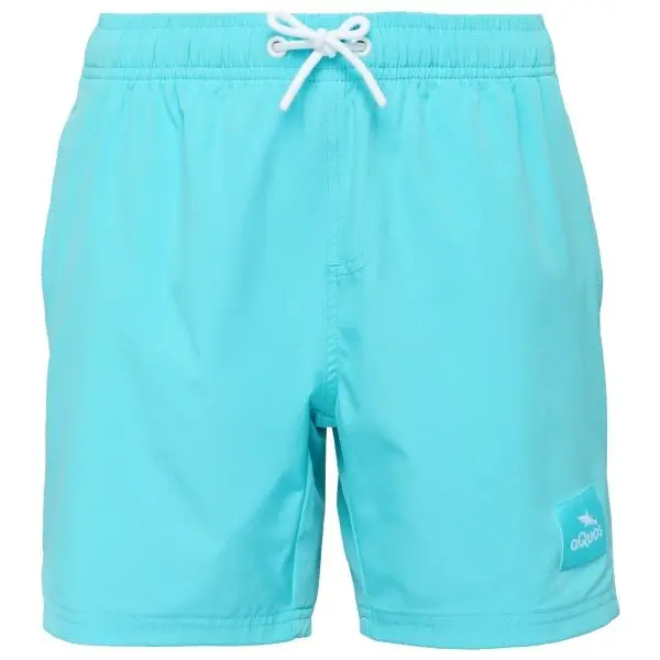 AQUOS AQUOS SHARKIE Момчешки шорти със специален воден принт, светлосиньо, размер 164-170