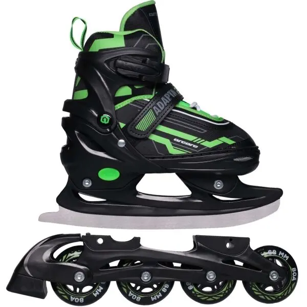 Arcore Arcore ADAPTA 2IN1 In-line ролери и кънки за лед 2в1 за момчета, черно, размер
