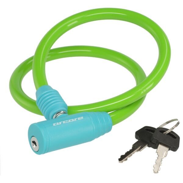 Arcore Arcore AL-1 Кабелна ключалка за велосипед, зелено, размер