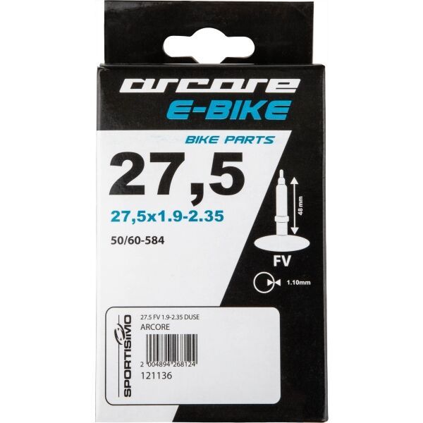 Arcore Arcore 27.5FV E-BIKE Вътрешна гума за E-BIKE, черно, размер os