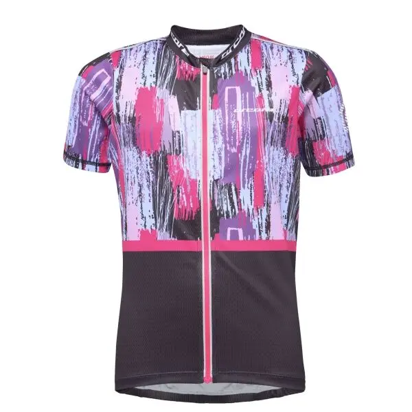 Arcore Arcore BEBETO Момичешка колоездачна фланелка, черно, размер 128-134