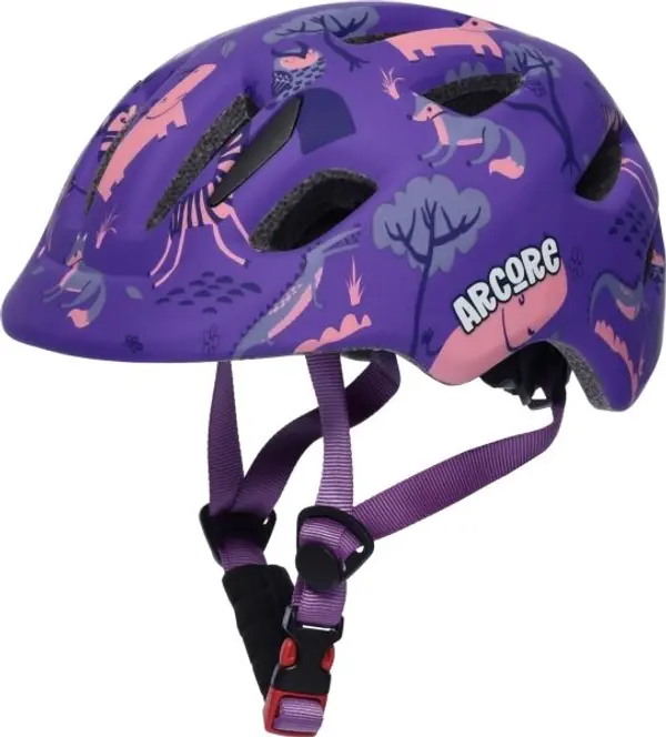Arcore Arcore BRAN Детска велосипедна каска, лилаво, размер (52 - 56)