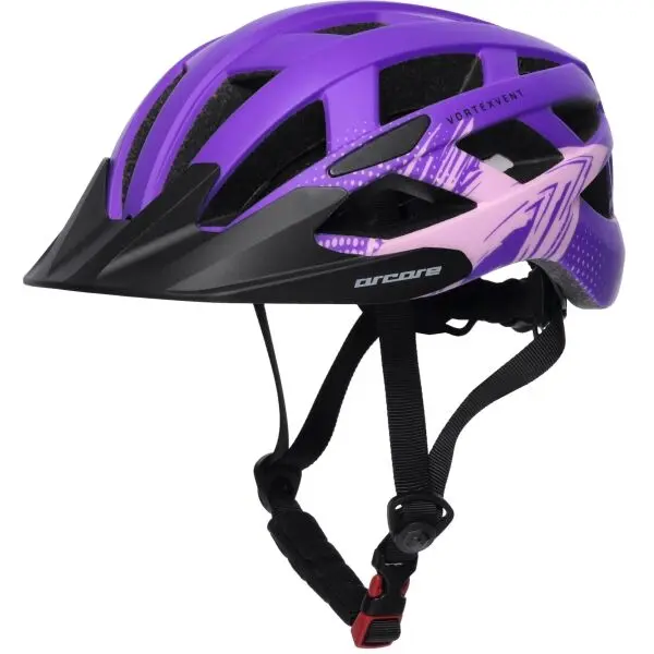 Arcore Arcore CONTRA JR Момичешка велосипедна каска, лилаво, размер (50 - 54)