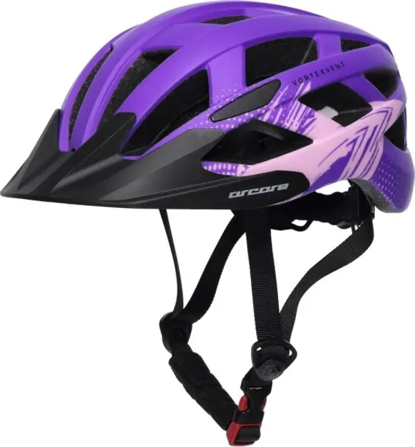 Arcore Arcore CONTRA JR Момичешка велосипедна каска, лилаво, размер (55 - 58)