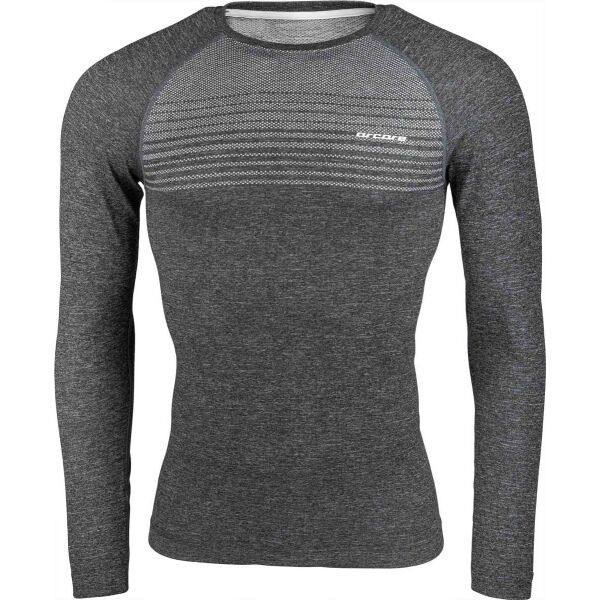 Arcore Arcore CRES Функционална мъжка термо  блуза, тъмносиво, размер