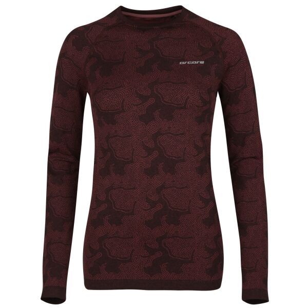 Arcore Arcore HELFIE Дамска термо блуза, кафяво, размер