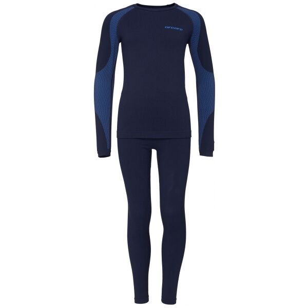 Arcore Arcore JAWEN Детски термо комплект, тъмносин, размер