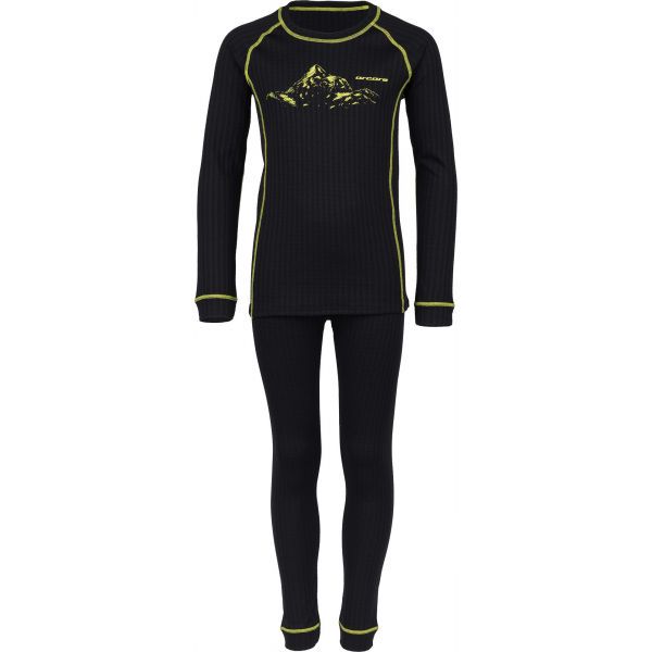 Arcore Arcore JOSIE Детски термо комплект, черно, размер