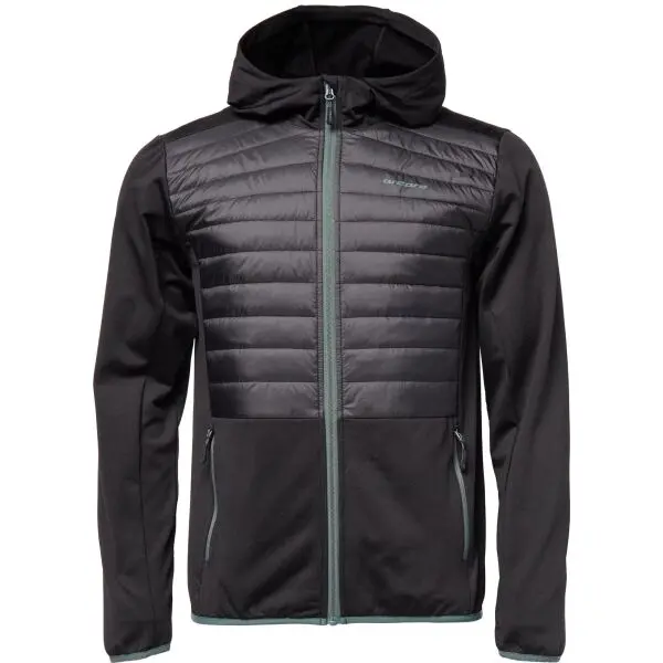 Arcore Arcore KRONOS Мъжки суитшърт от технически текстил, черно, размер