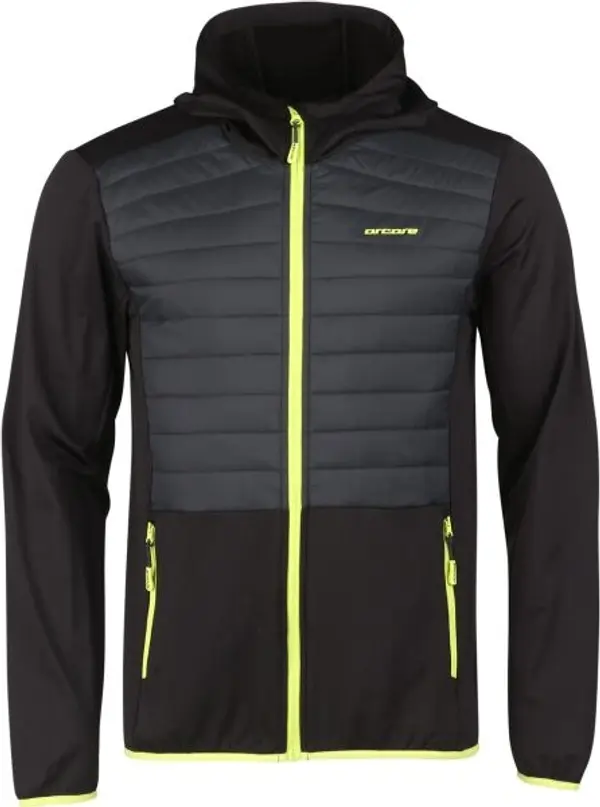 Arcore Arcore KRONOS Мъжки суитшърт от технически текстил, черно, размер