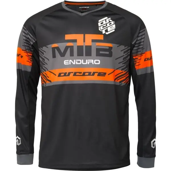 Arcore Arcore RIBEIRO Мъжка колоездачна блуза с дълъг ръкав, черно, размер