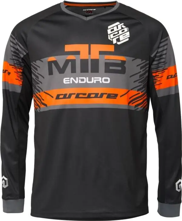 Arcore Arcore RIBEIRO Мъжка колоездачна блуза с дълъг ръкав, черно, размер XXL