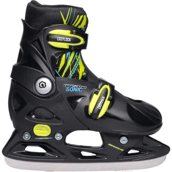 Arcore Arcore SONIC Детски кънки за лед, черно, размер