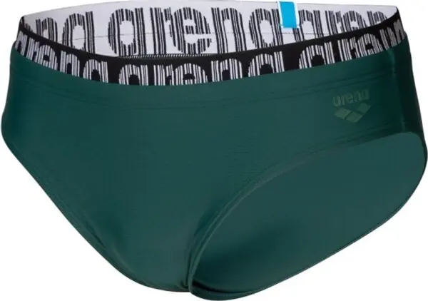 Arena Arena ELASTIC LOGO Мъжки бански, тъмнозелено, размер