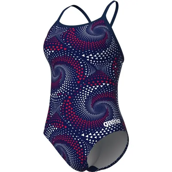 Arena Arena FIREFLOW SWIMSUIT LIGHTDROP BACK Дамски бански, тъмносин, размер