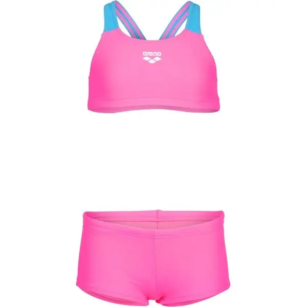 Arena Arena G ARENA BIKINI SOLID L Момичешки бански, розово, размер 10-11Y