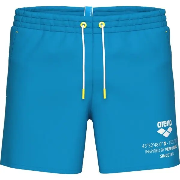 Arena Arena GRAPHIC BEACH SHORT Мъжки плажни шорти, синьо, размер