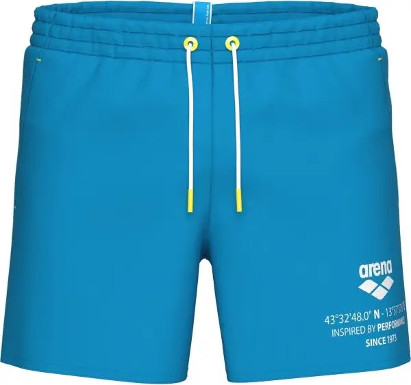 Arena Arena GRAPHIC BEACH SHORT Мъжки плажни шорти, синьо, размер