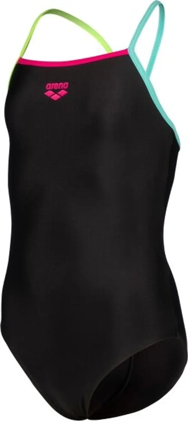 Arena Arena LIGHT DROP SOLID Бански за момичета, черно, размер 10-11Y