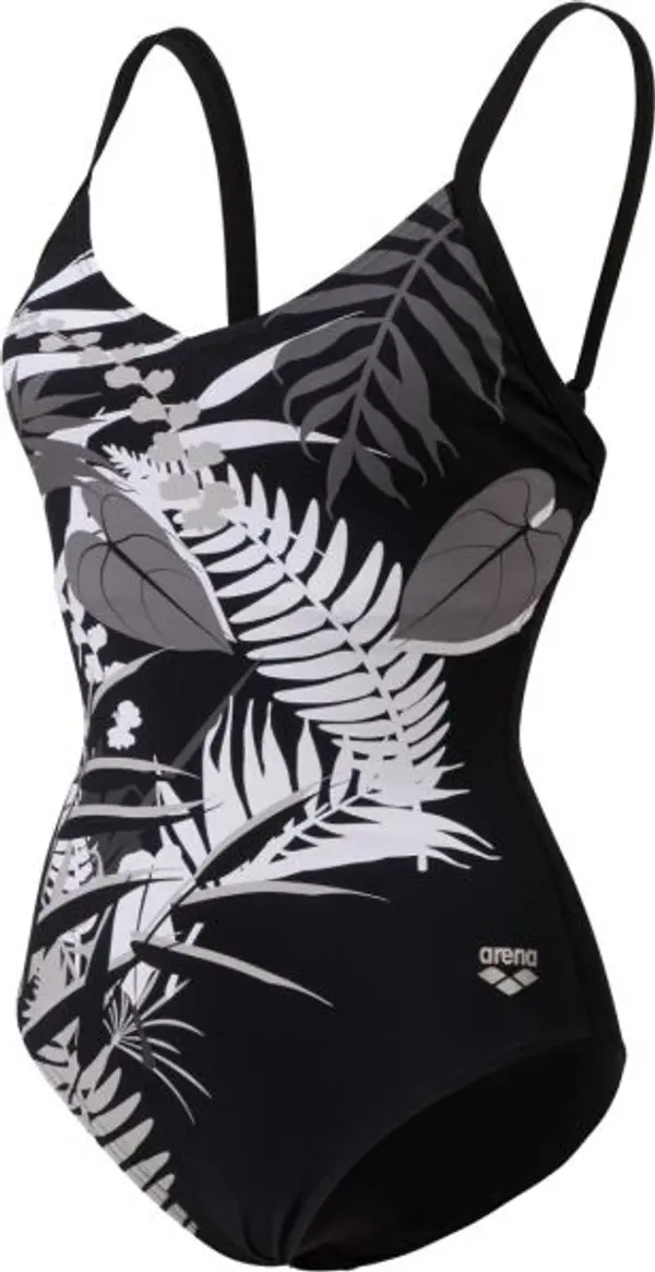 Arena Arena LUCY Дамски стягащ бански костюм, черно, размер