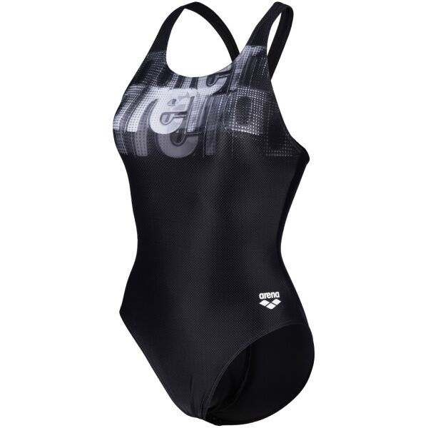 Arena Arena OVERLAR SWIMSUIT Дамски спортен бански, черно, размер