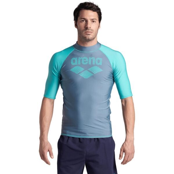Arena Arena RASH Мъжка UV тениска, синьо, размер