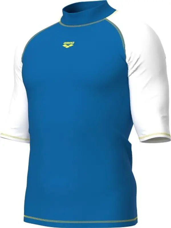 Arena Arena RASH VEST S/S GRAPHIC Мъжка UV тениска, синьо, размер