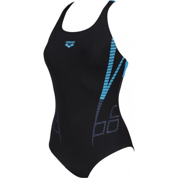 Arena Arena SHINER SWIM PRO BACK ONE PIECE Дамски цял бански, черно, размер