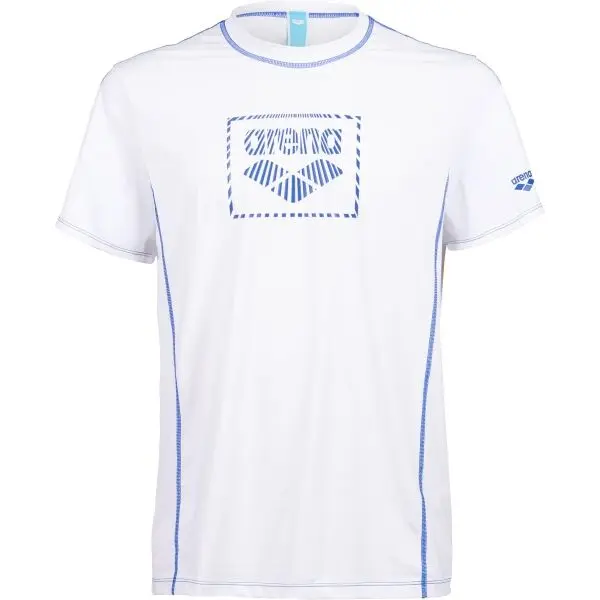 Arena Arena S/S SWIM SHIRT Мъжка UV тениска, бяло, размер