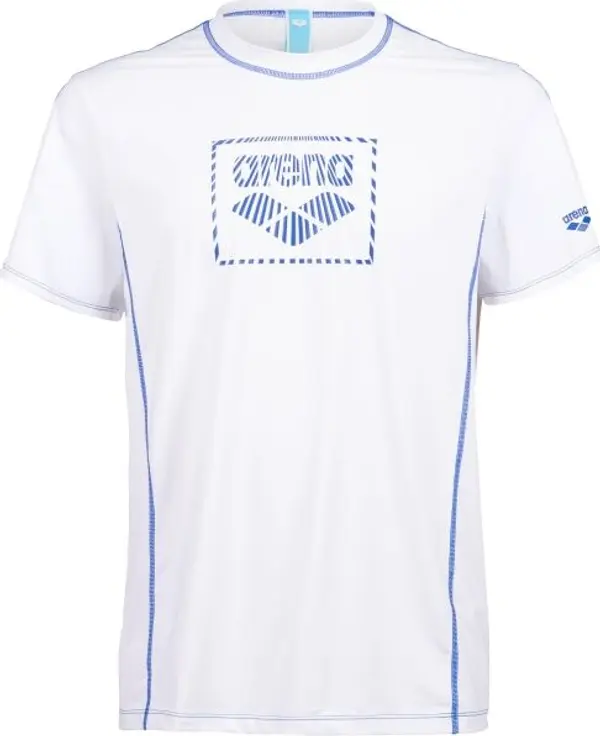 Arena Arena S/S SWIM SHIRT Мъжка UV тениска, бяло, размер