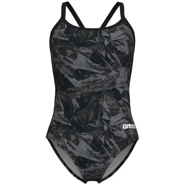 Arena Arena TEAM CRACKLE Дамски бански, черно, размер