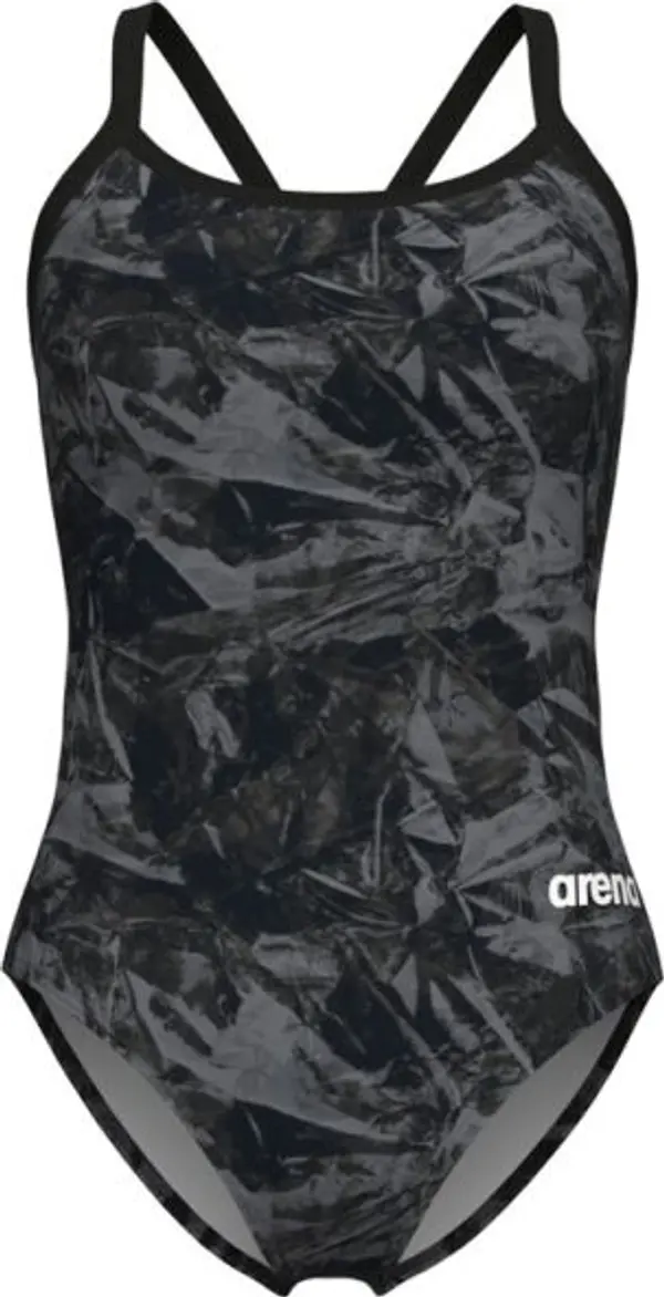 Arena Arena TEAM CRACKLE Дамски бански, черно, размер