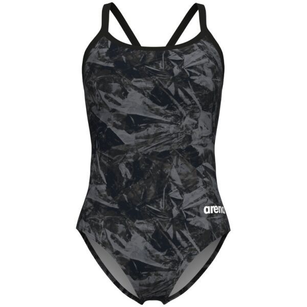 Arena Arena TEAM CRACKLE Дамски бански, черно, размер