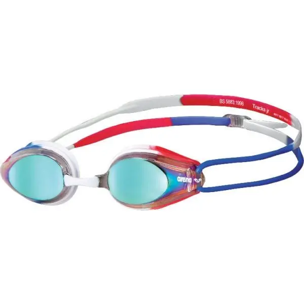 Arena Arena TRACKS Младежки плувни очила, синьо, размер