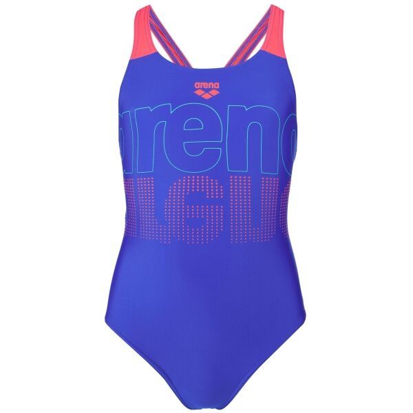 Arena Arena V BACK GRAPHIC Бански за момичета, синьо, размер