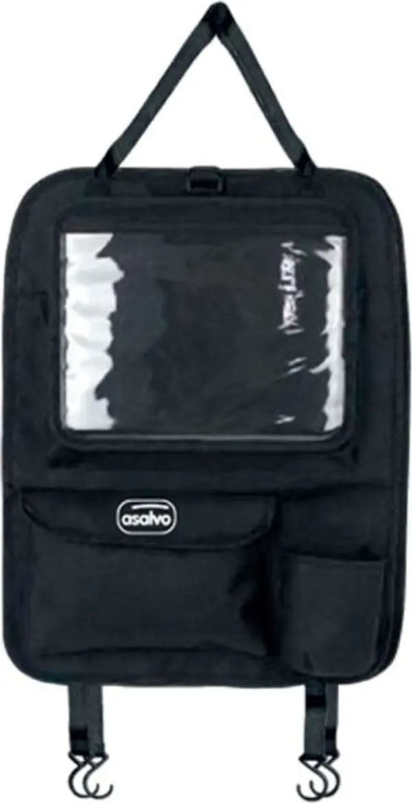 ASALVO ASALVO CAR ORGANIZER Органайзер за кола с джоб за таблет, черно, размер