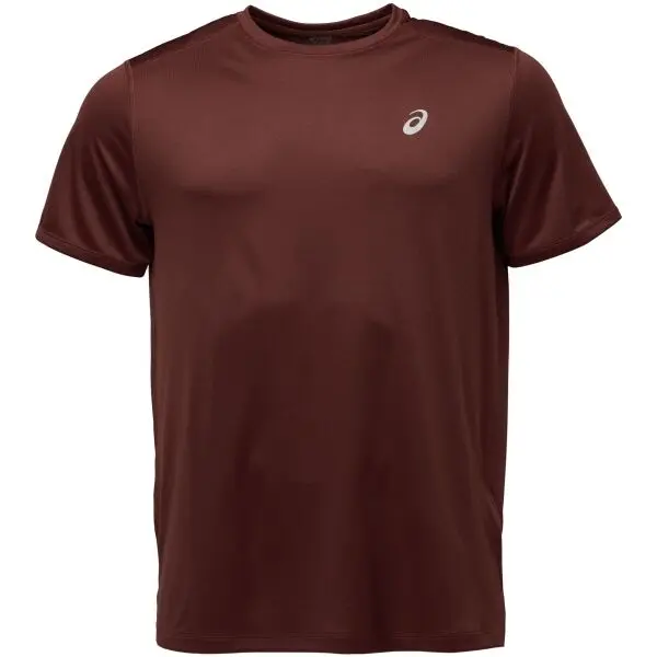ASICS ASICS ASICS CORE SS TOP Мъжка тениска за бягане, винен, размер XXL