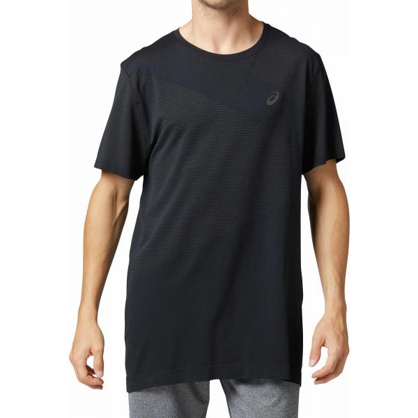 ASICS ASICS TOKYO SEAMLESS SS Мъжка блуза за бягане, черно, размер M