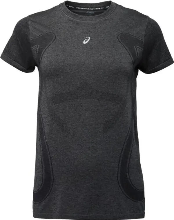 ASICS ASICS ROAD SEAMLESS SS TOP Дамска спортна тениска, черно, размер