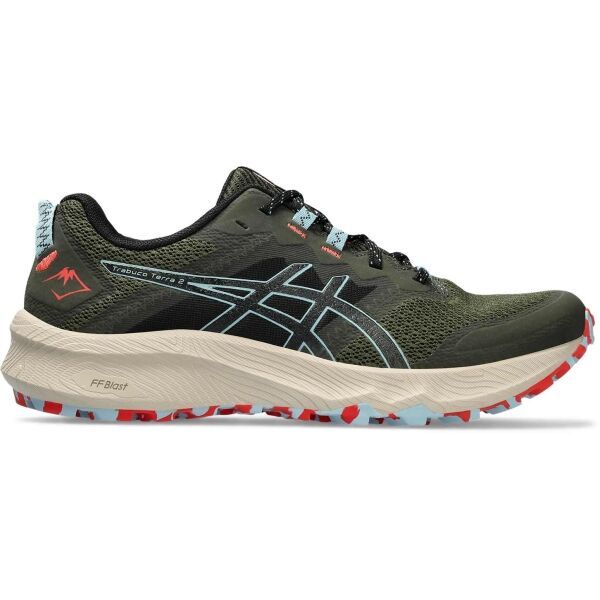 ASICS ASICS TRABUCO TERRA 2 Мъжки обувки за бягане, тъмнозелено, размер 43.5
