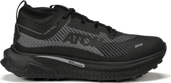 ATOM ATOM SHARK TRAIL BLAST Мъжки обувки за трейл бягане, черно, размер