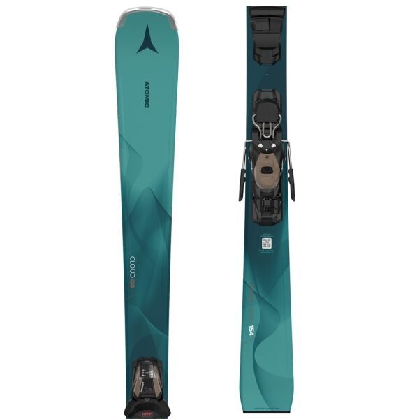 Atomic Atomic CLOUD Q8 + M 10 GW Дамски ски за спускане, тюркоазено, размер