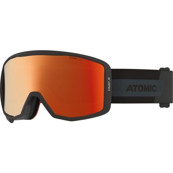 Atomic Atomic COUNT JR CYLINDRICAL Младежки скиорски очила, черно, размер
